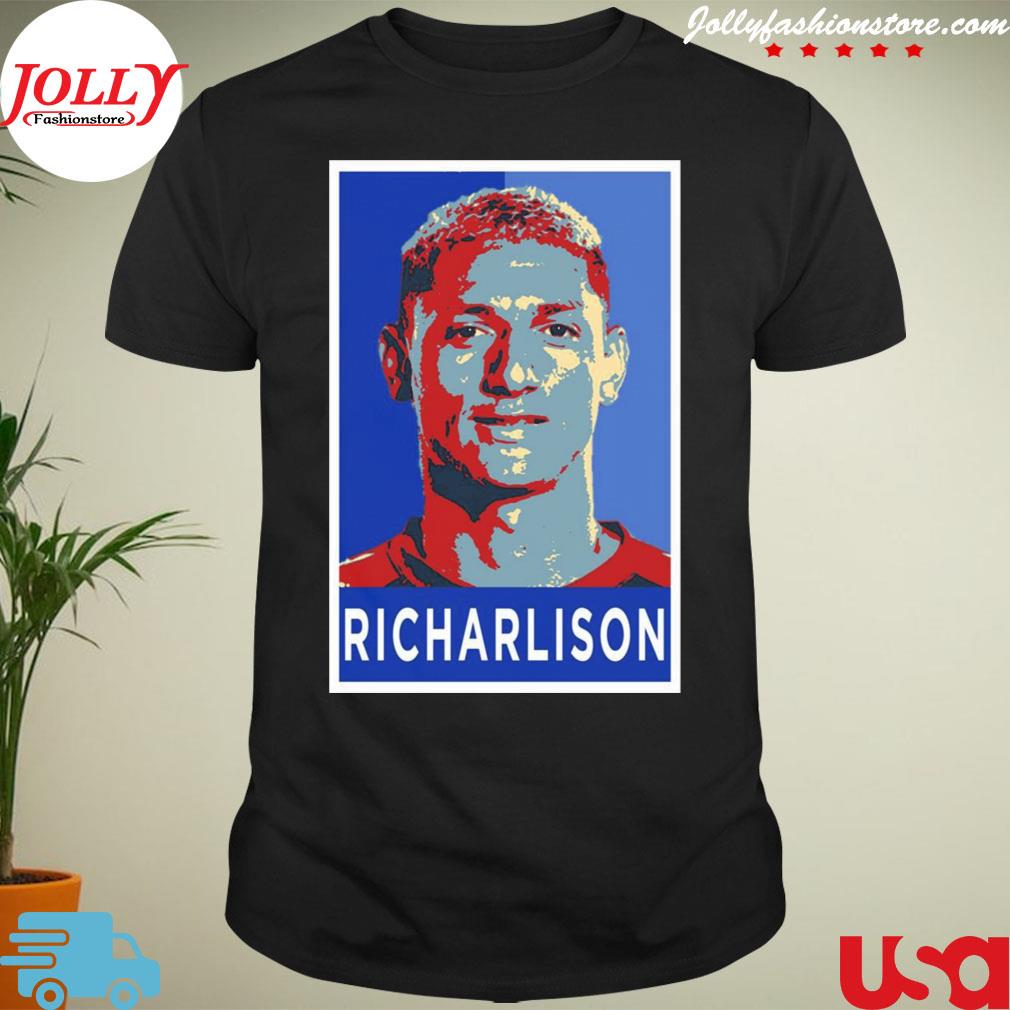 Graphic soccer player richarlison everton artwork T-shirt