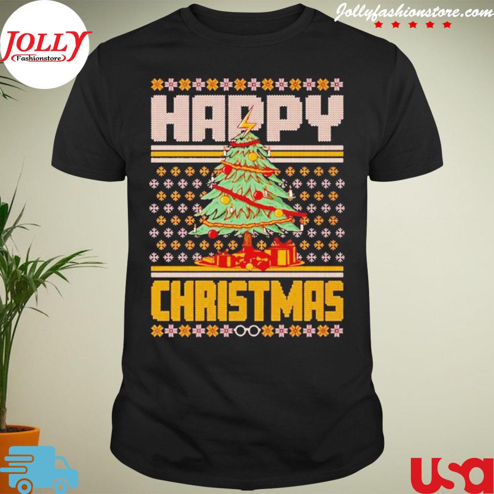 Happy Christmas tree light ugly Christmas 2022 shirt