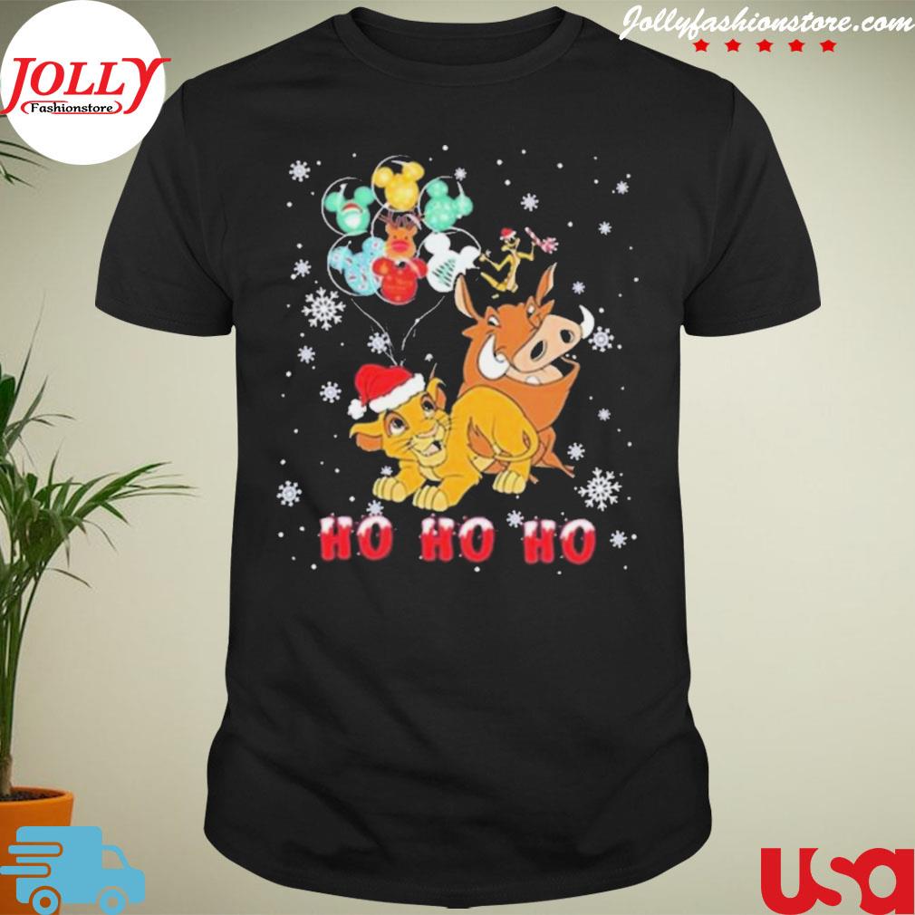 Ho ho ho lion king matching family Christmas shirt