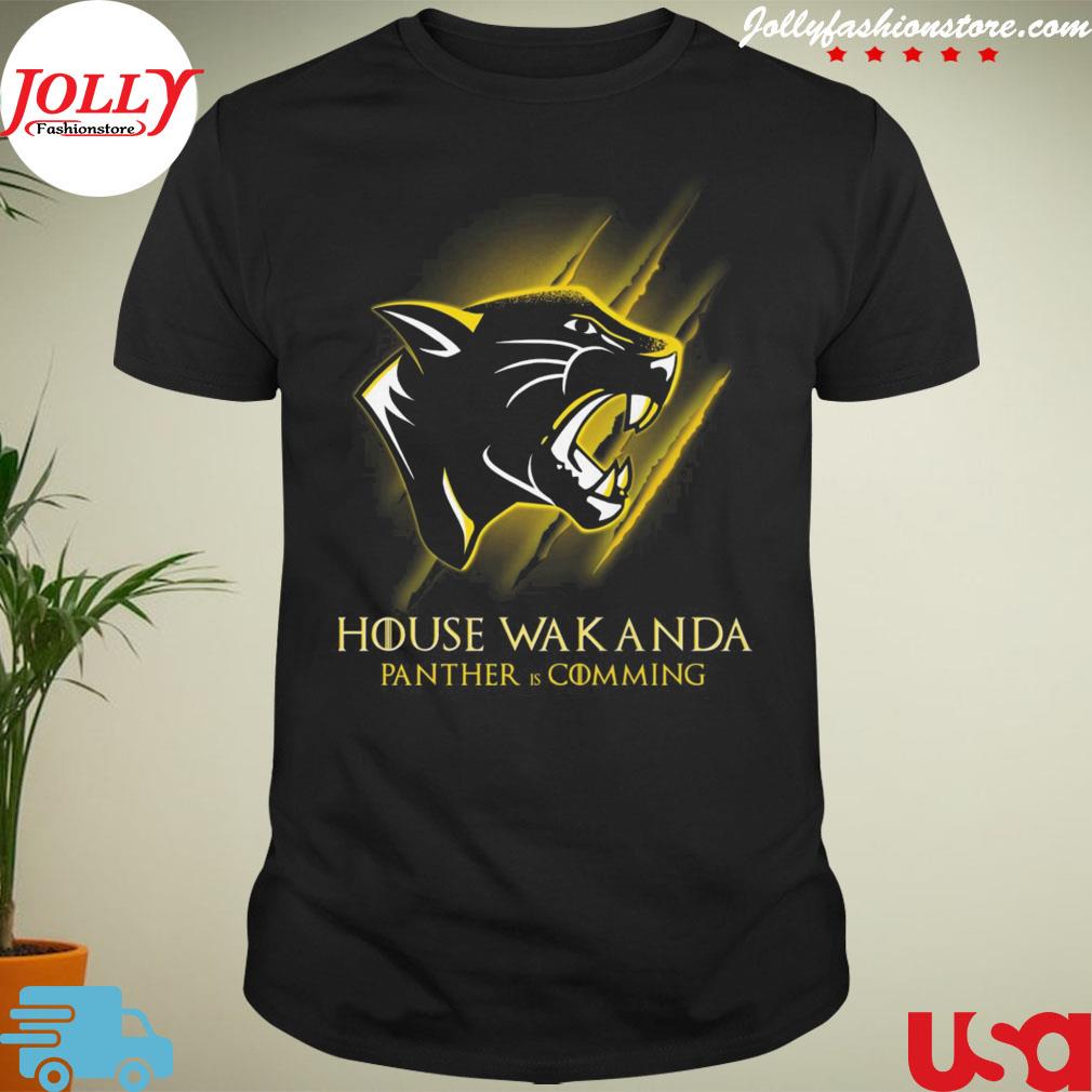 House wakanda panther is coming logo shirt