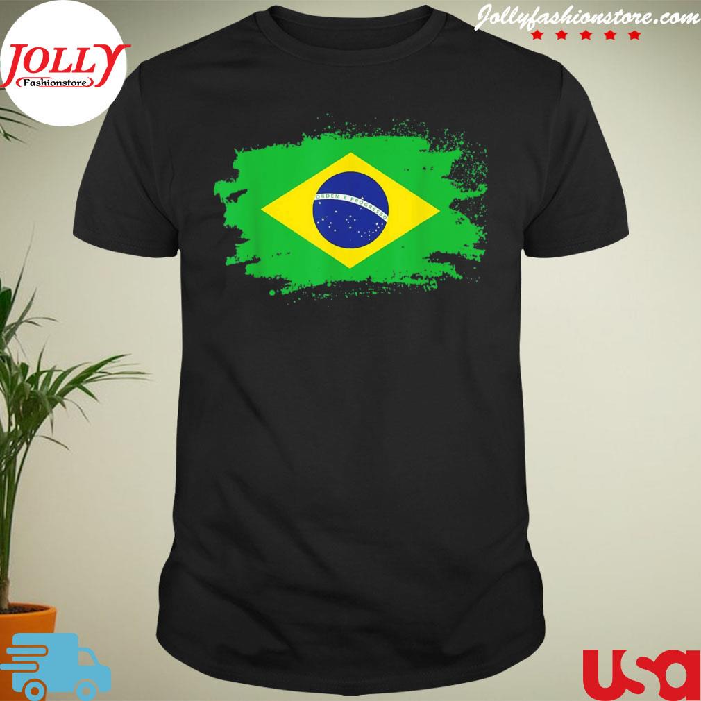 I love Brazil soccer Football brazilian south latin America T-shirt