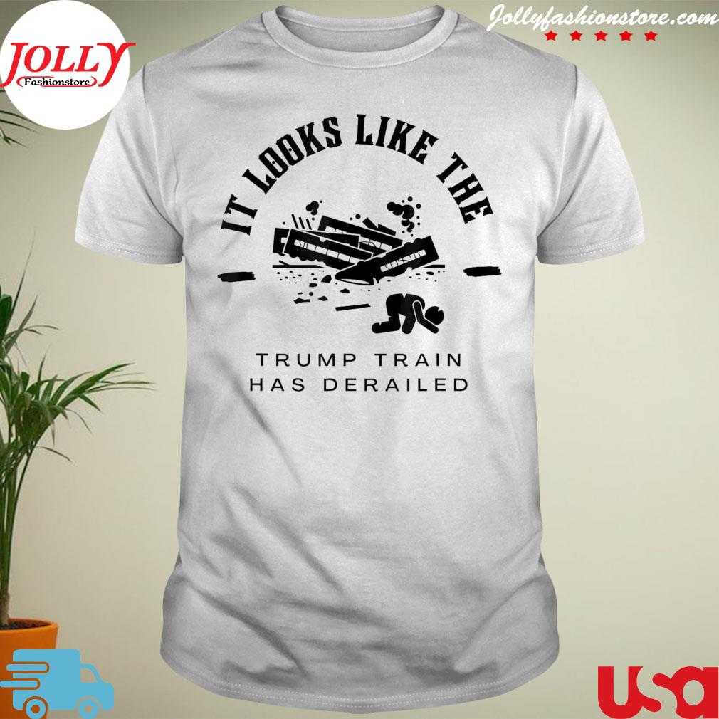 It looks like the Trump train has derailed election graphic shirt