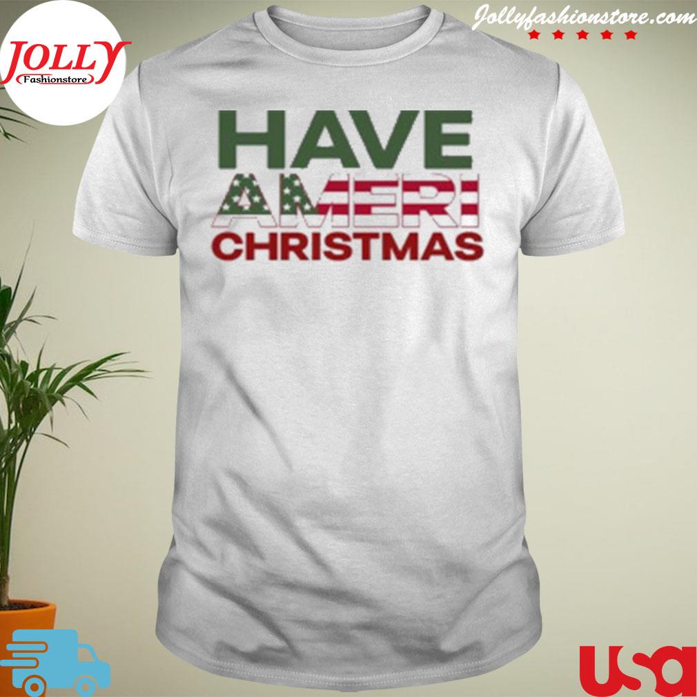Louder with crowder amerI Christmas baseball T-shirt