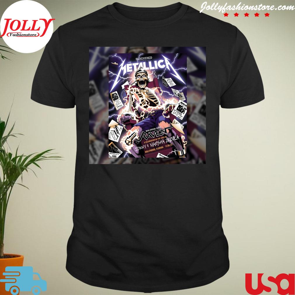 Metallica hollywood Florida nov 6th 2022 seminole hard rock hotel and casino poster shirt