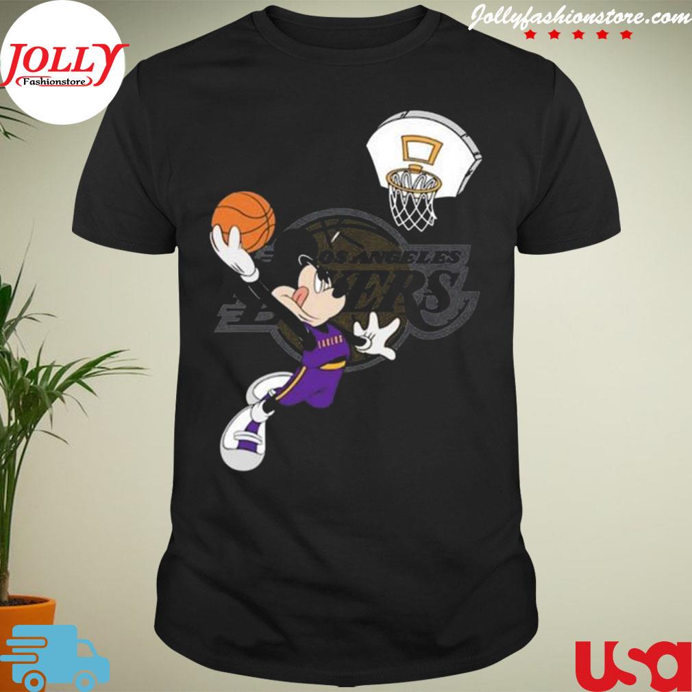 Mickey mouse basketball los angeles Lakers T-shirt