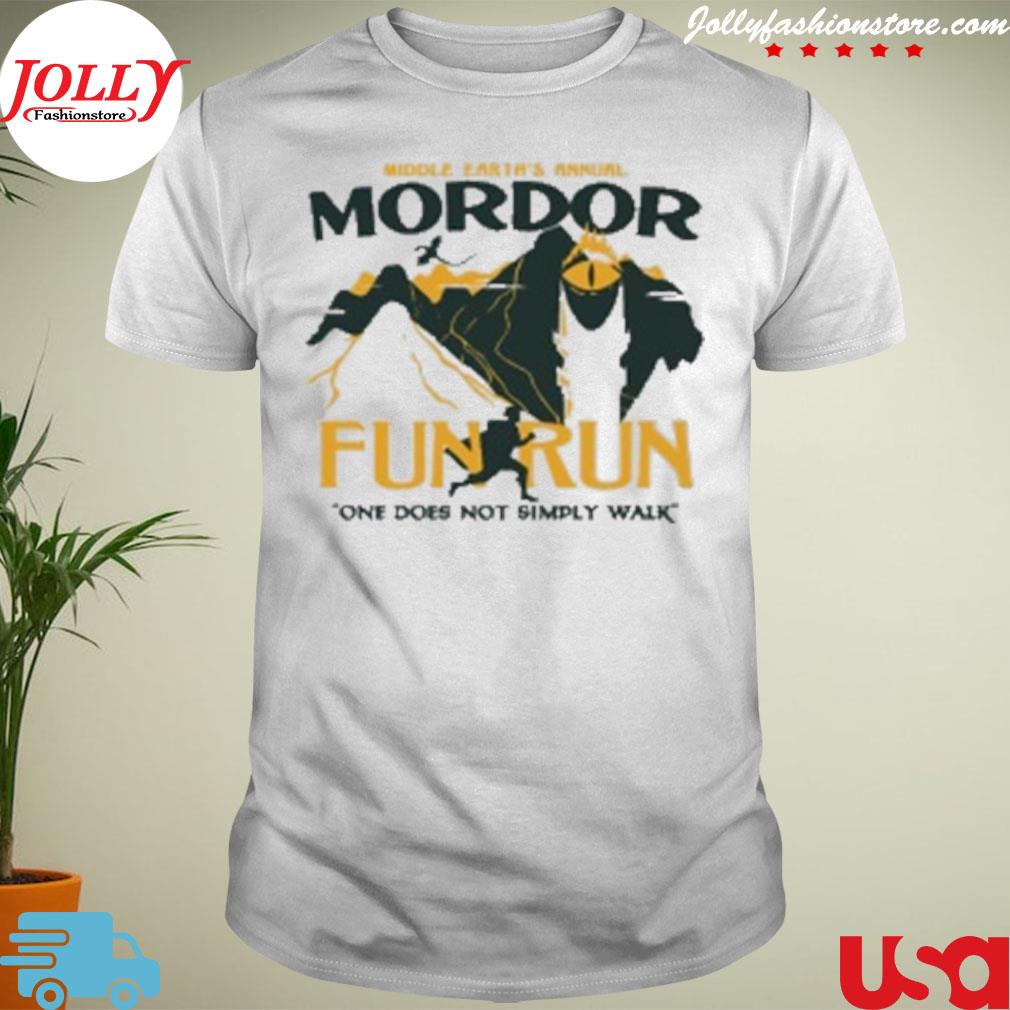 Middle earth's annual mordor fun run T-shirt
