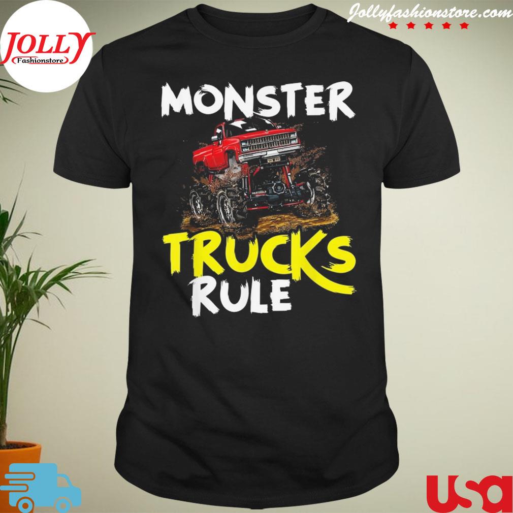 Monster trucks monster driver shirt