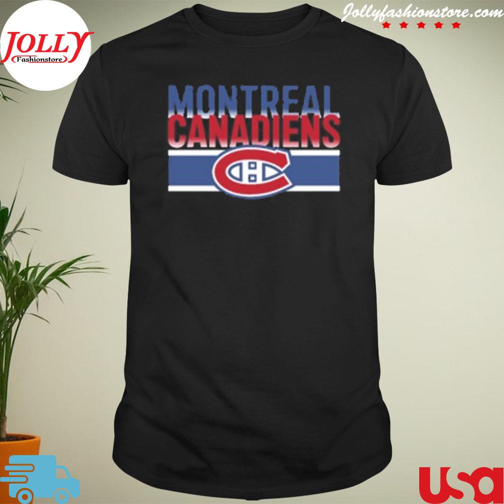 Montreal canadiens blue team jersey inspired T-shirt