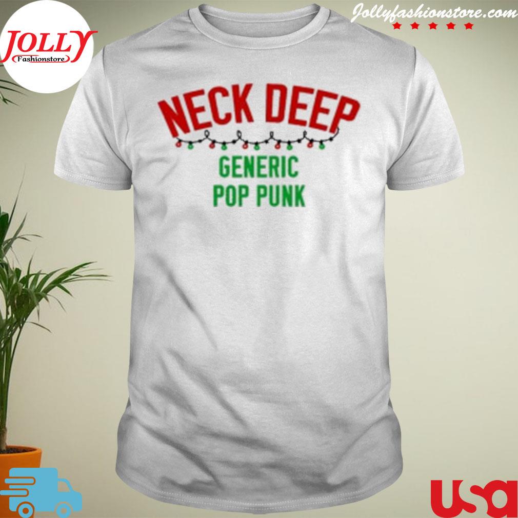 Neck deep merch generic pop punk Christmas edition shirt