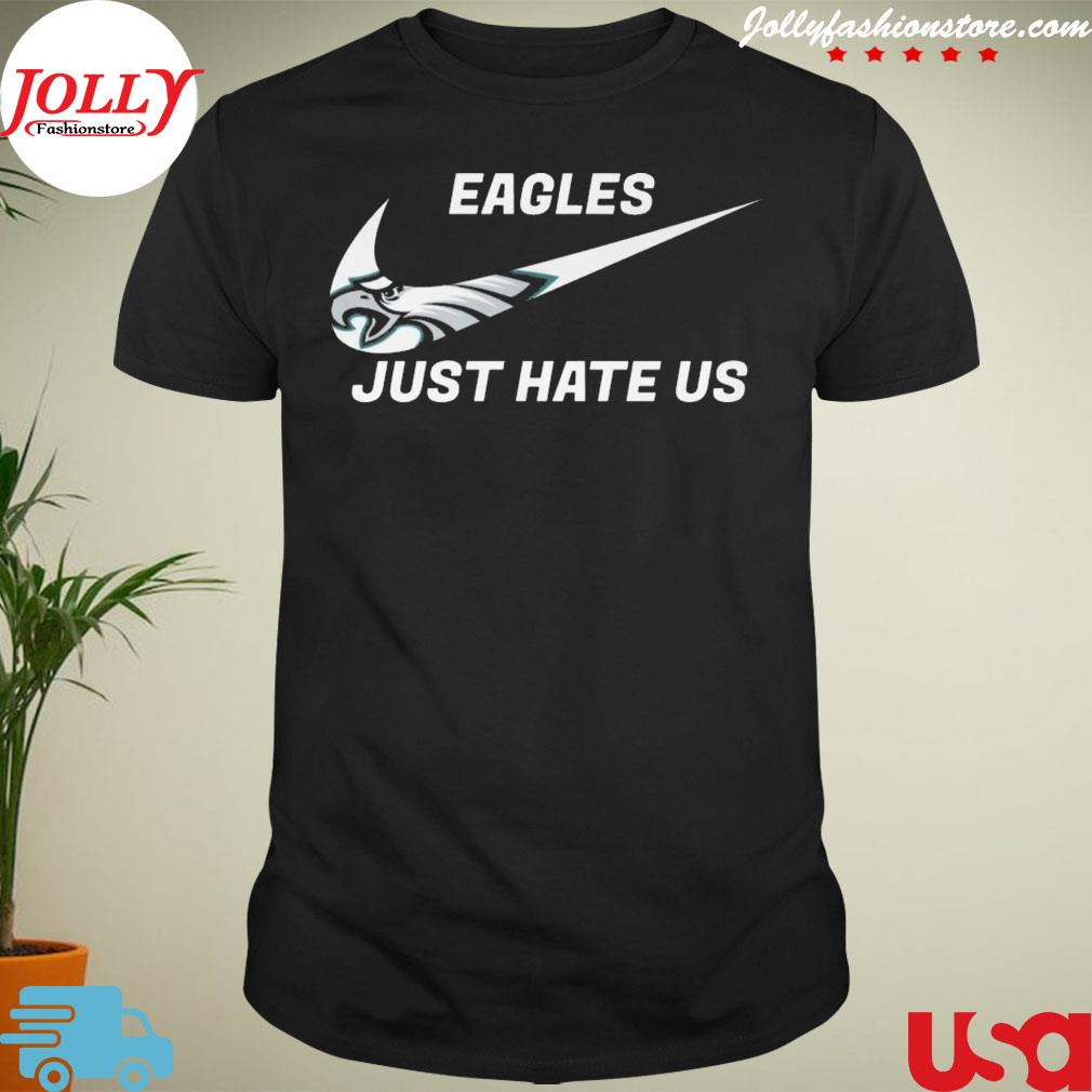 Nike philadelphia eagles just hate us logo T-shirt
