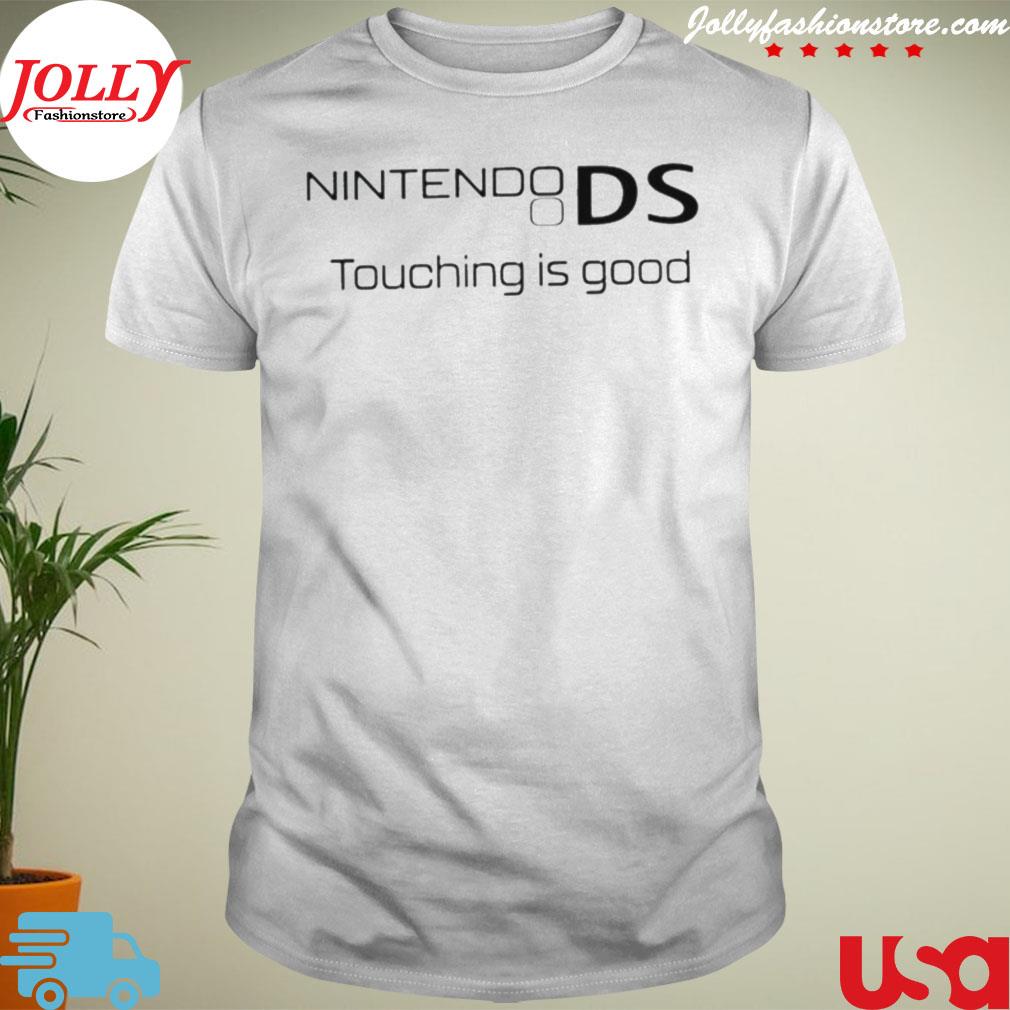 Nintendo ds touching is good retro T-shirt