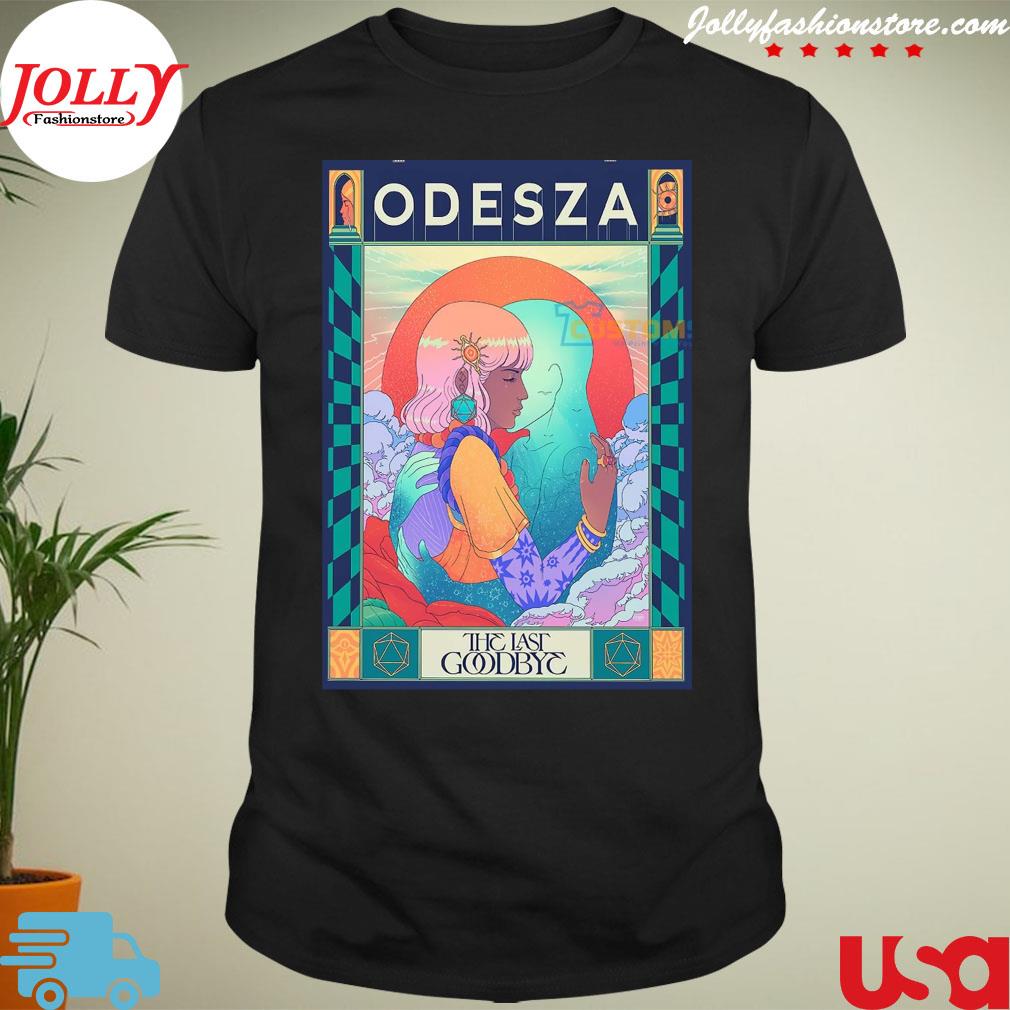 Odesza the last goodbye poster odesza 2022 merch shirt