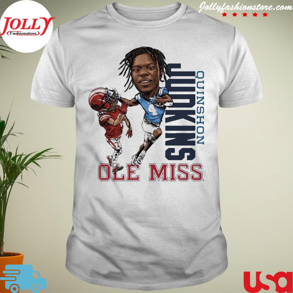 Ole miss rebels quinshon judkins caricature T-shirt