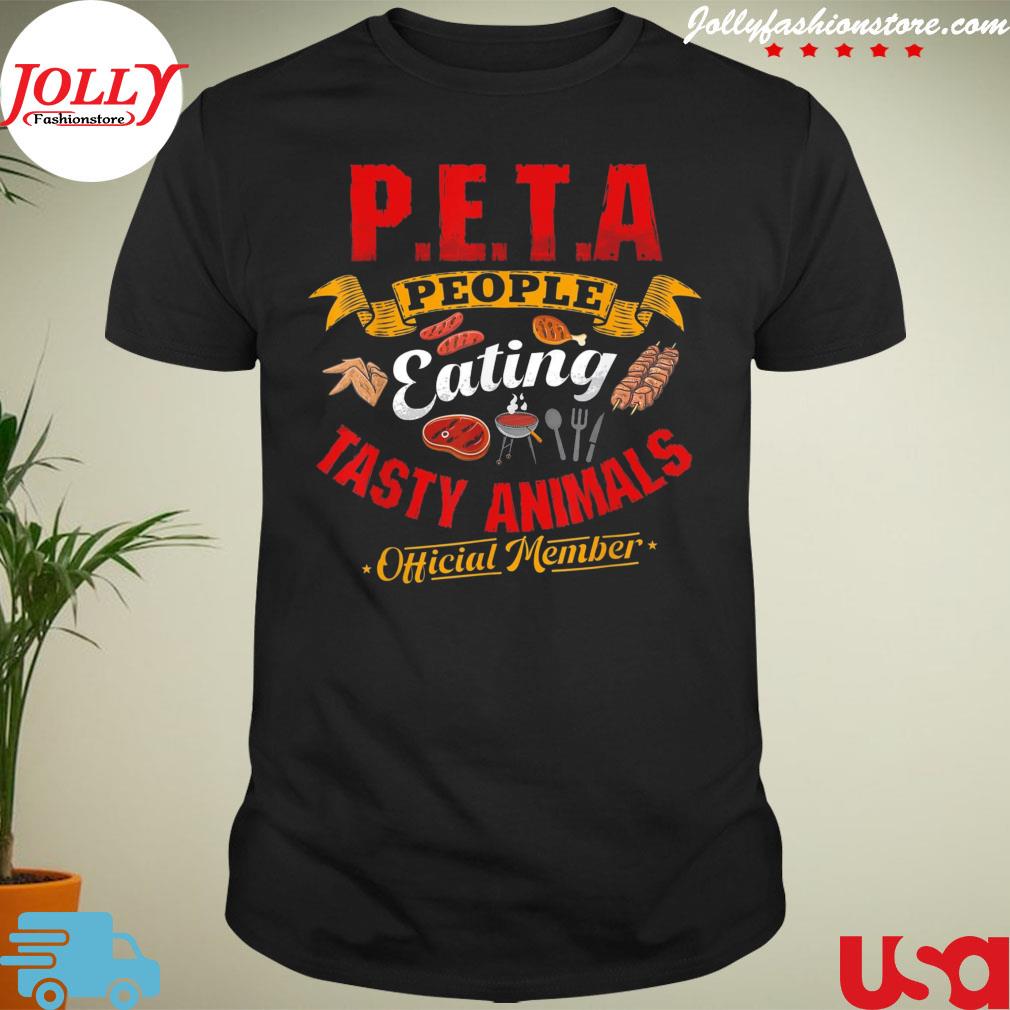 Peta people eating tasty animals antI vegetarian T-shirt