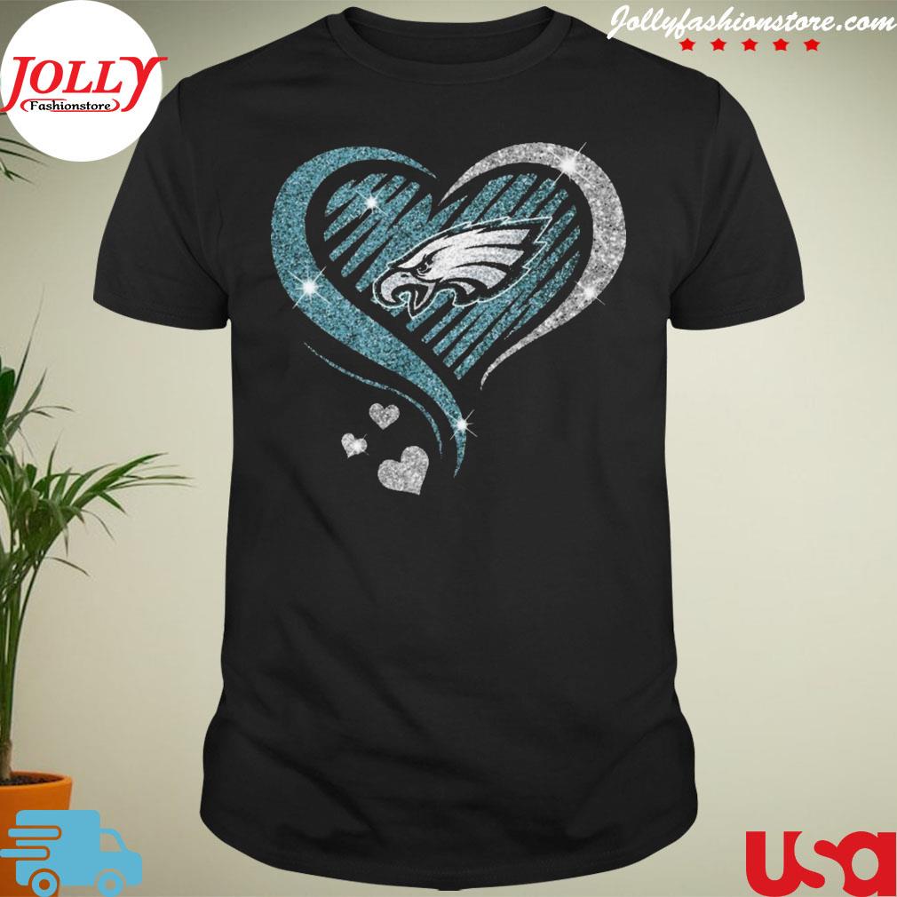 Philadelphia eagles heart Football T-shirt