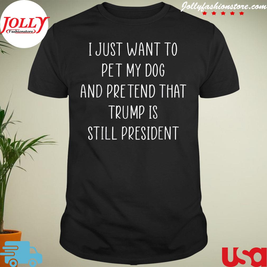 Pro Donald Trump pet my dog republican conservative shirt