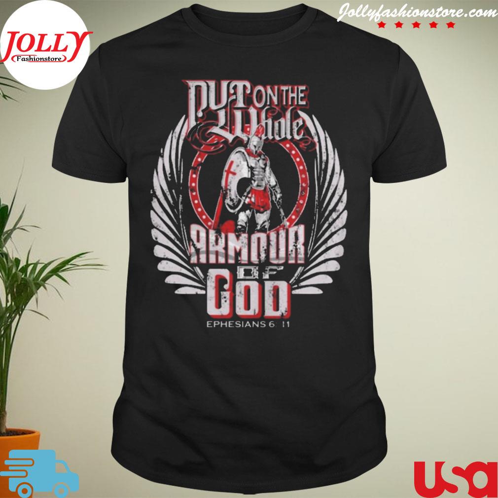 Put on the whole armour of god spartan barbarian shirt