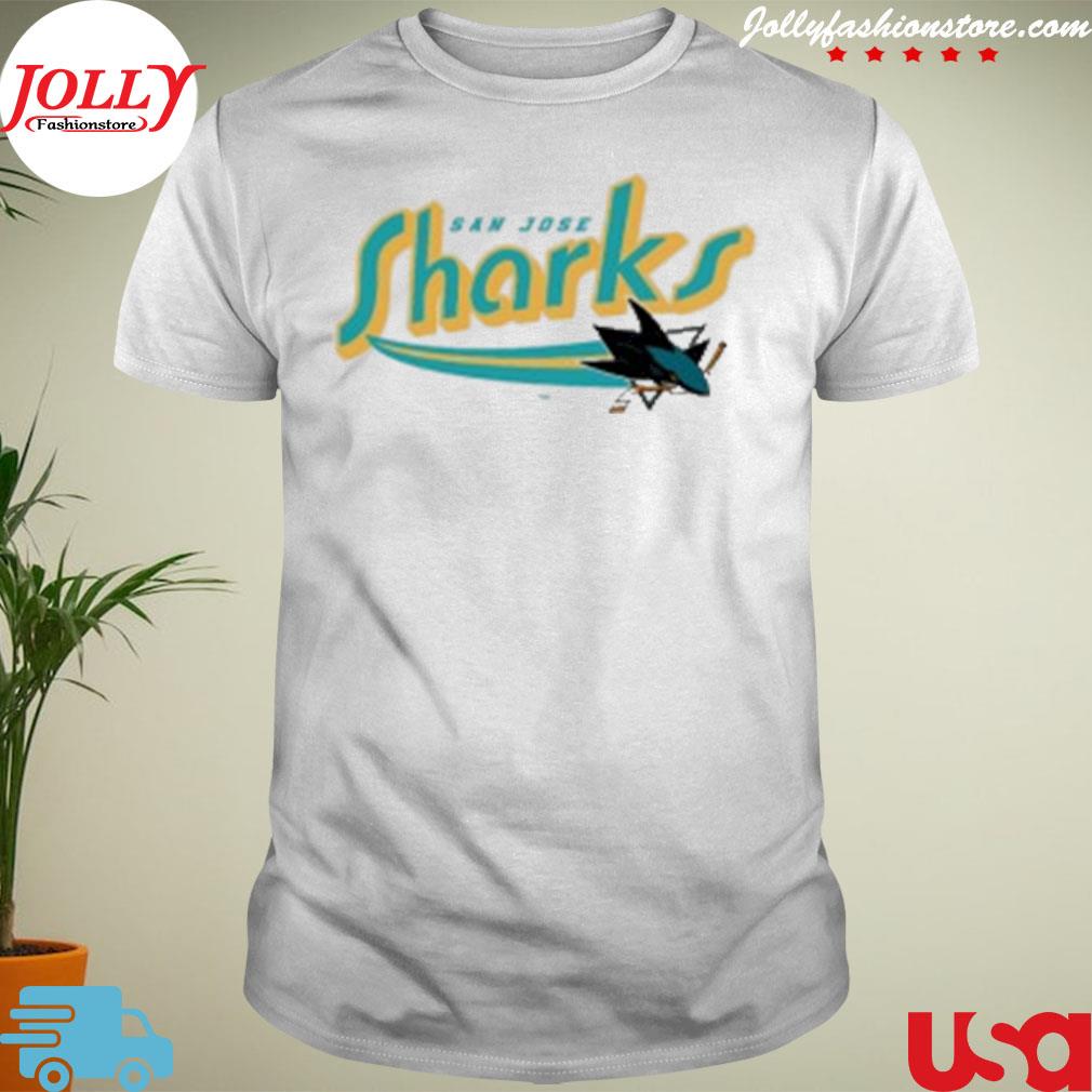 San jose sharks fanatics branded team jersey inspired T-shirt