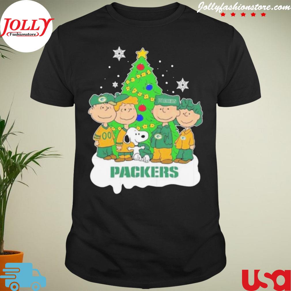 Snoopy the Peanuts Green Bay Packers Christmas shirt