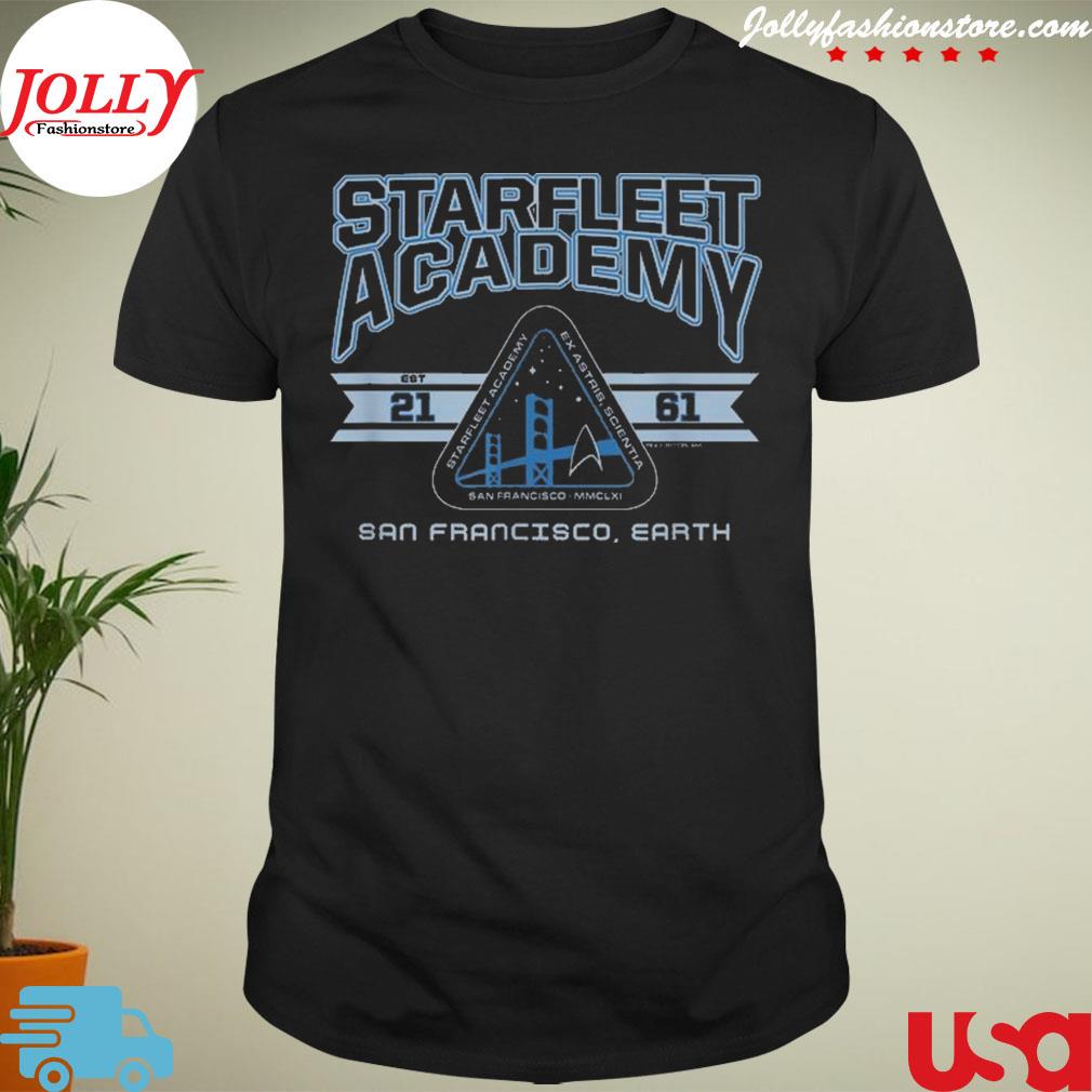 Star Trek starfleet academy earth T-shirt