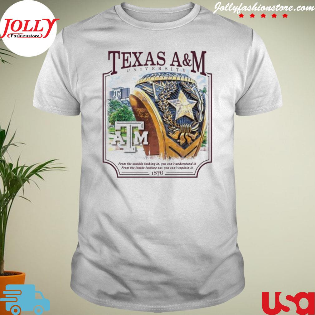 Texas a&m aggie ring comfort colors pocket shirt
