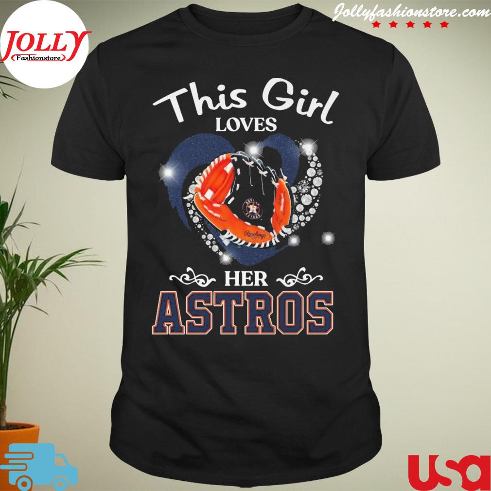 This girl her houston astros logo T-shirt