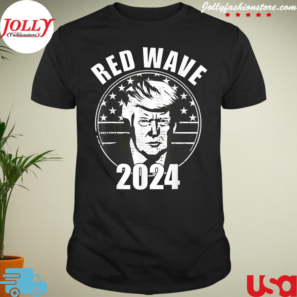 Trump 2024 red wave T-shirt