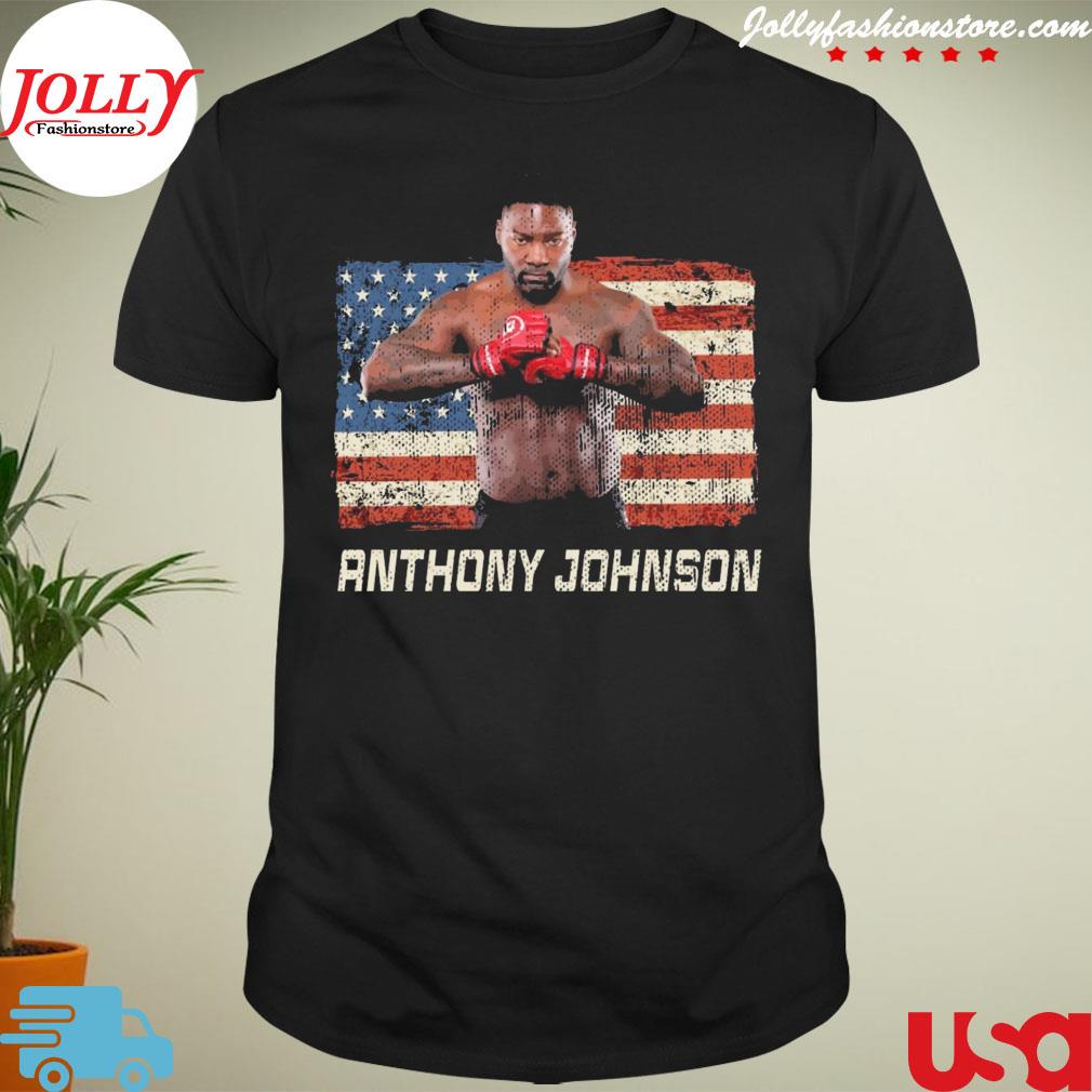 Us flag anthony johnson rumble legend shirt