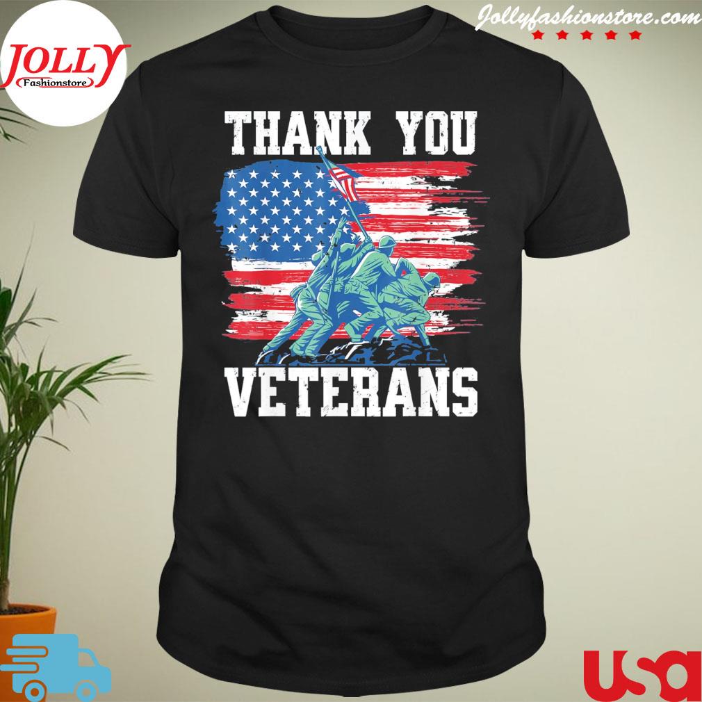 Veterans day thank you veterans us military soldiers shirt