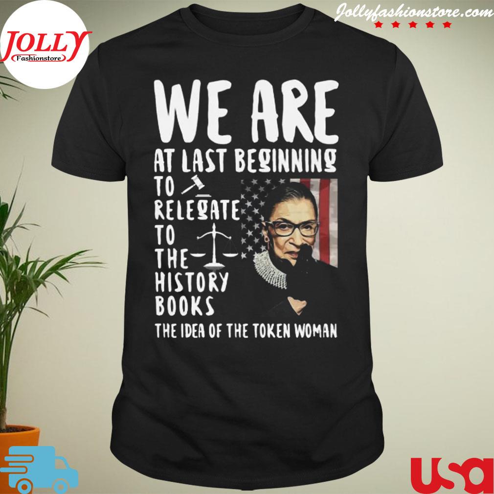 We are at last beginning to relegate to the history books the idea of the token woman American flag T-shirt
