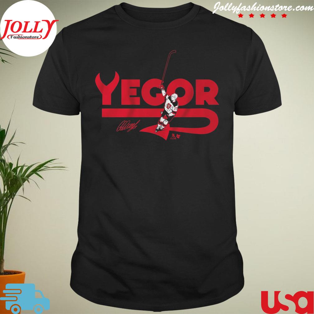 Yegor sharangovich celly signature T-shirt