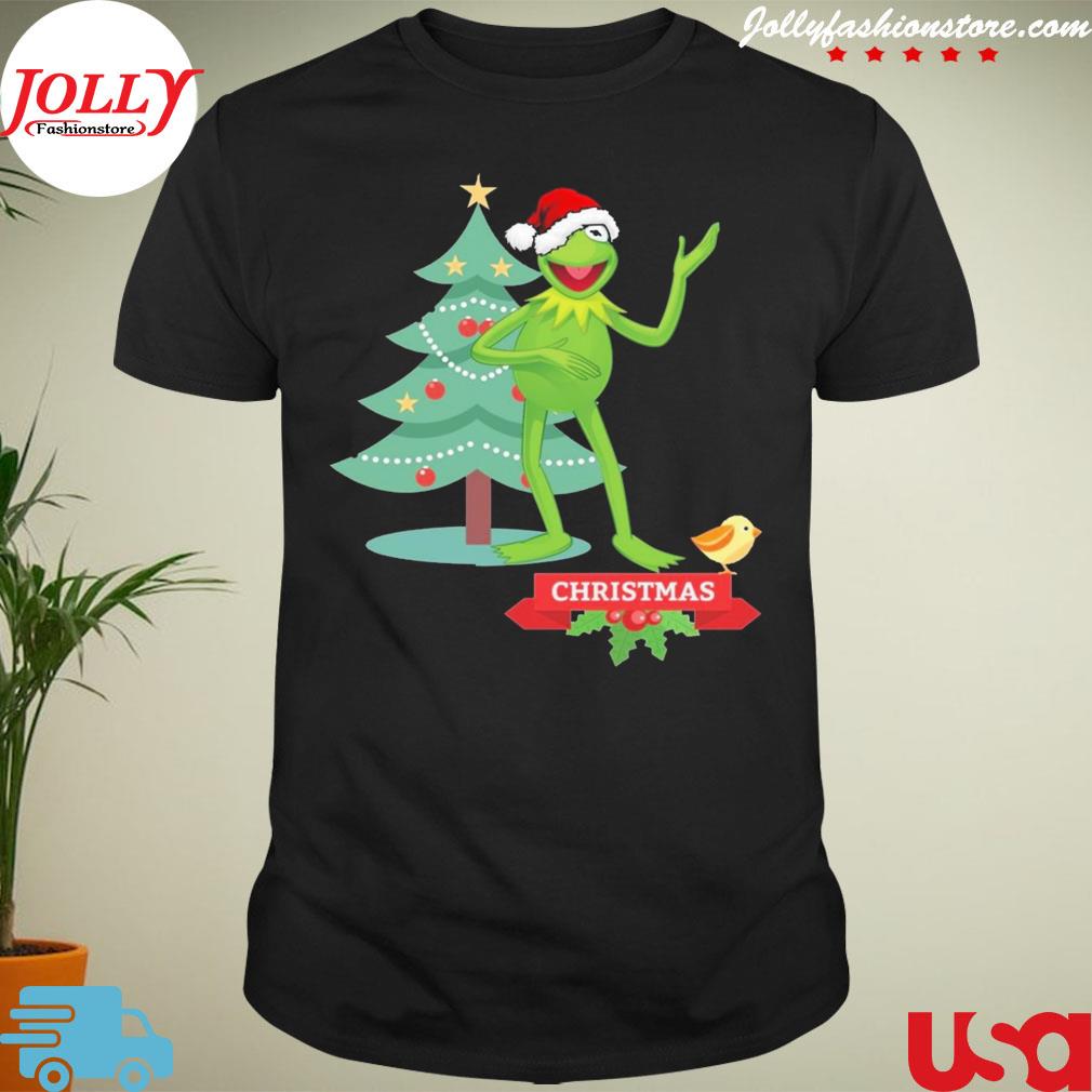 Yer a wizard kermit frog meme Christmas day shirt