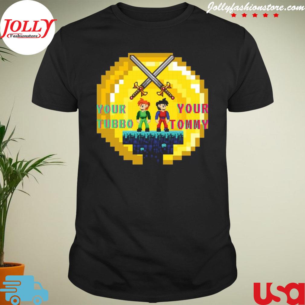 Your tommy and your tubbo pixel art shirt