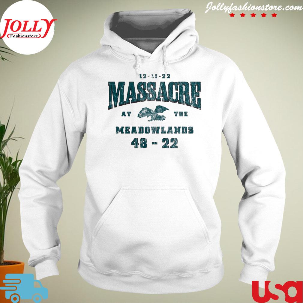 12 11 22 massacre at the meadowland 48 22 s Hoodie