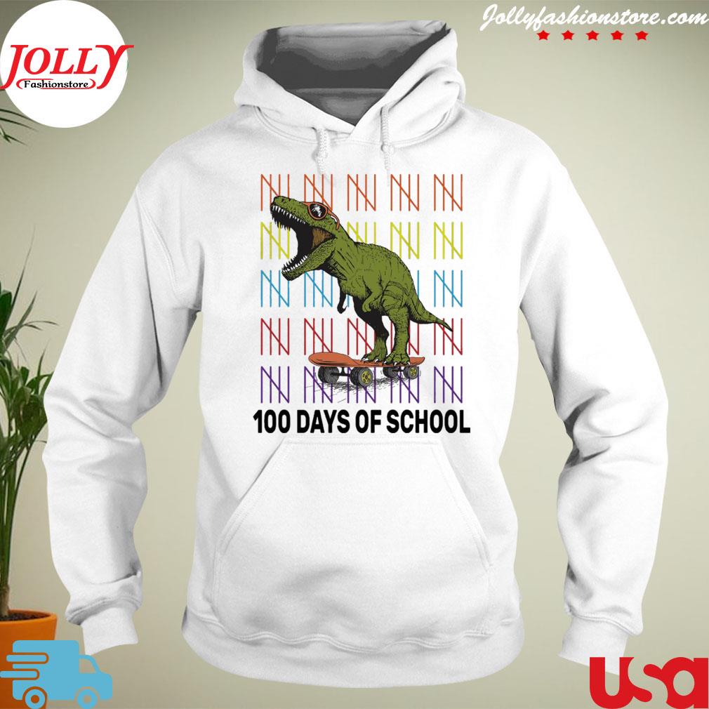 100 days of school dinosaurs 2023 s Hoodie