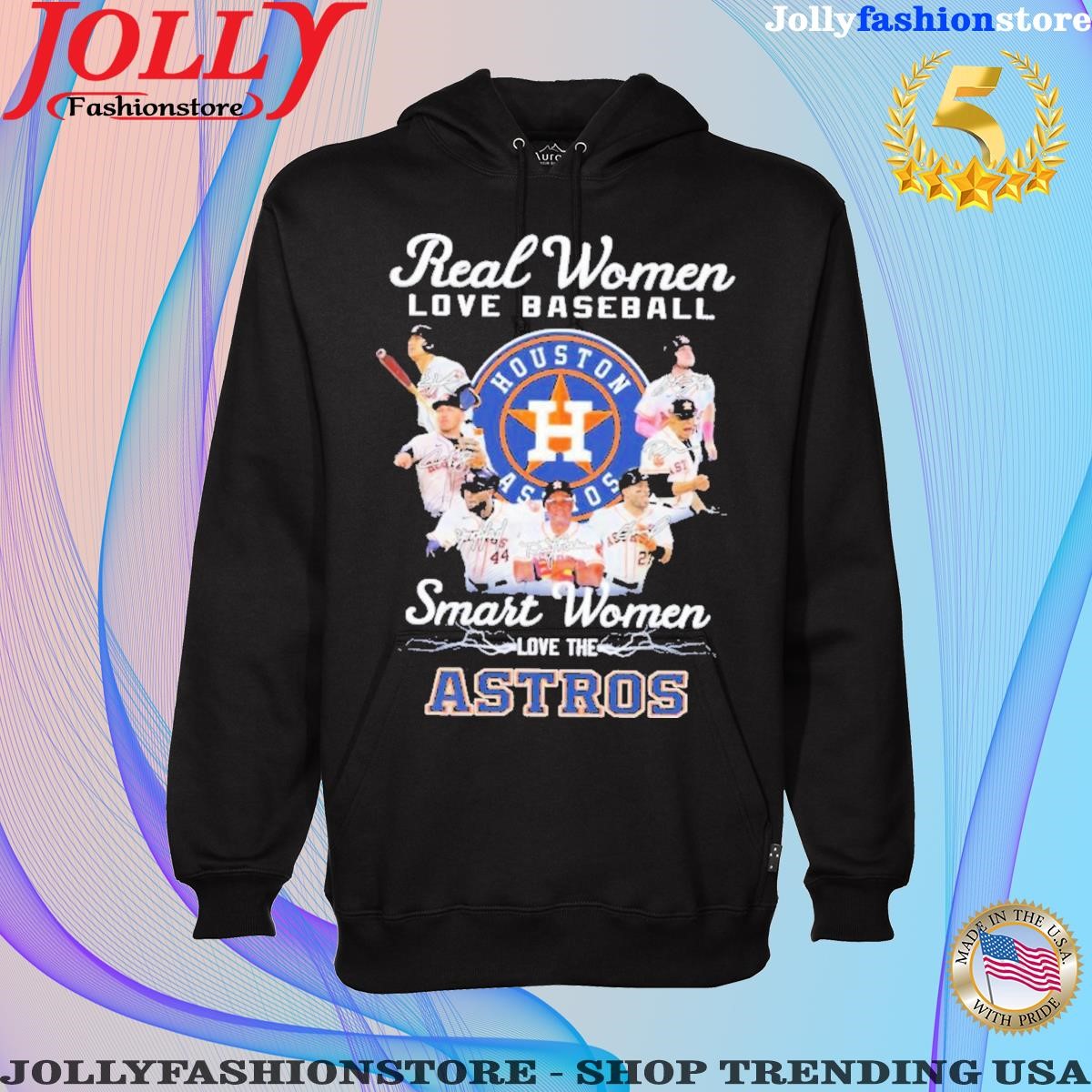 2023 real women love baseball smart the astros signatures Hoodie shirt.png