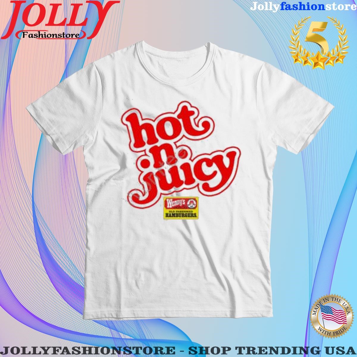 80S Wendy’s Hot N Juicy Hamburgers Shirt