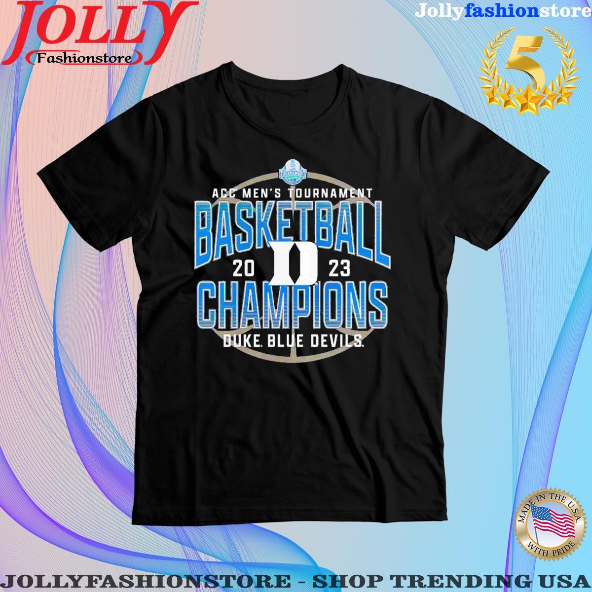 Acc men's tournament basketball champions 2023 duke blue devils T-shirt