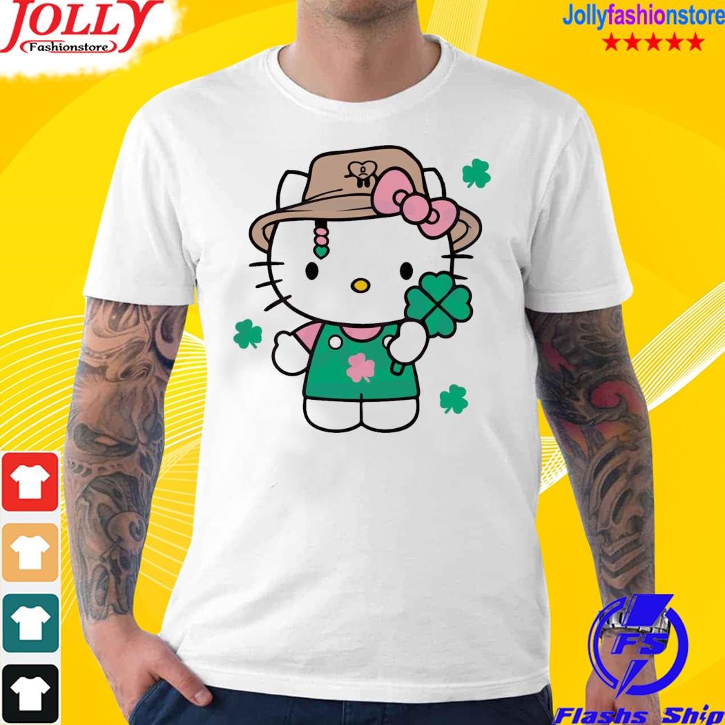 Benito's luckiest clover st patrick's day hello kitty shirt