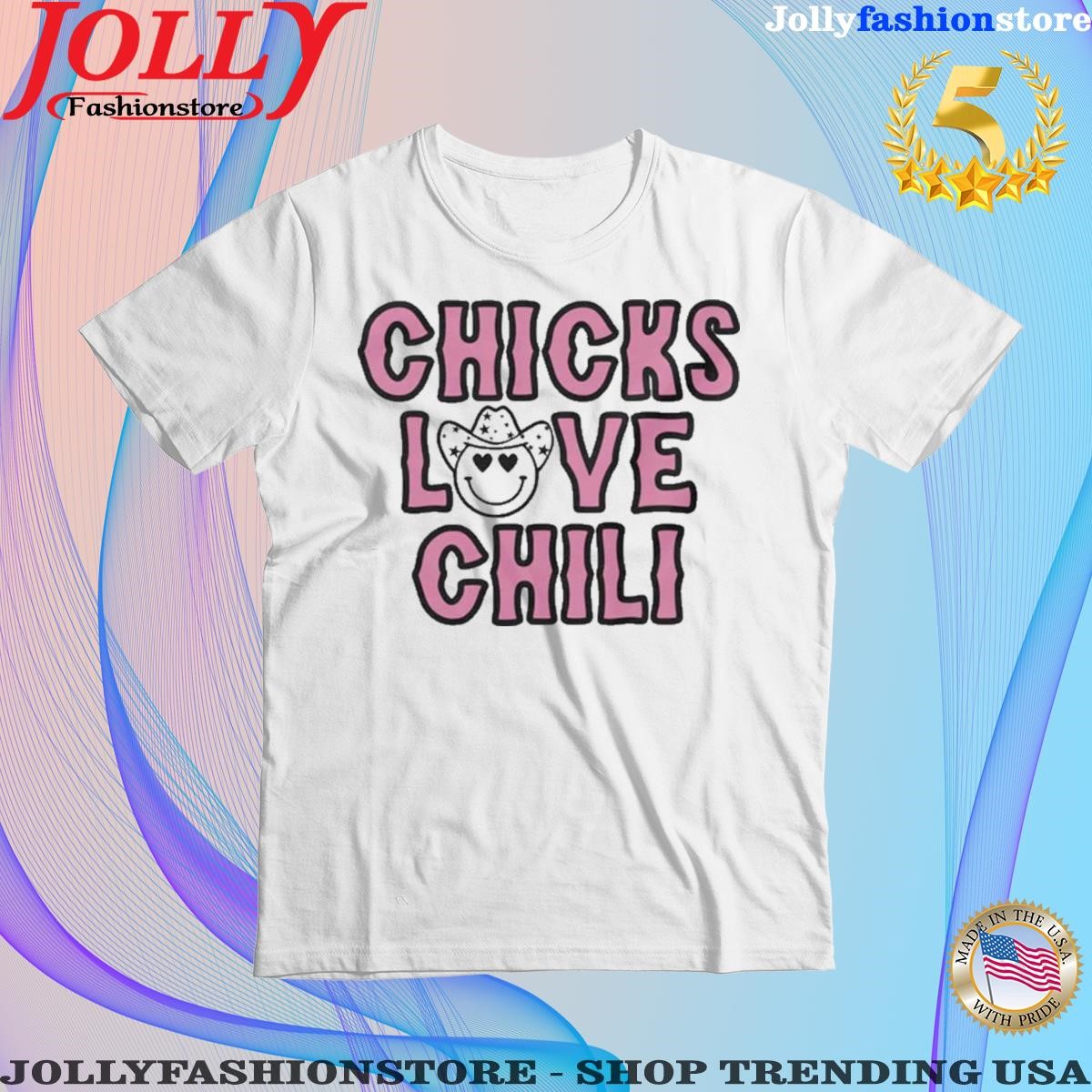 Chicks love chilI cropped T-shirt