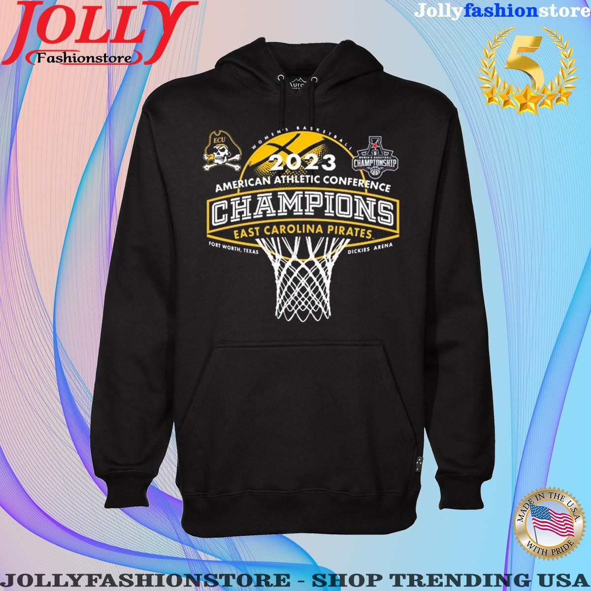 Ecu pirates women's basketball American athletic conference champions east carolina pirates Hoodie shirt.png
