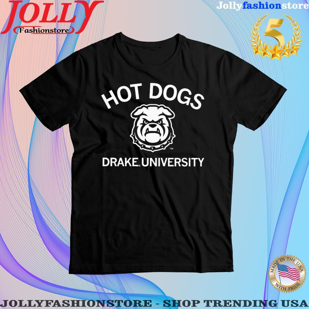 Hot dogs drake university 2023 shirt