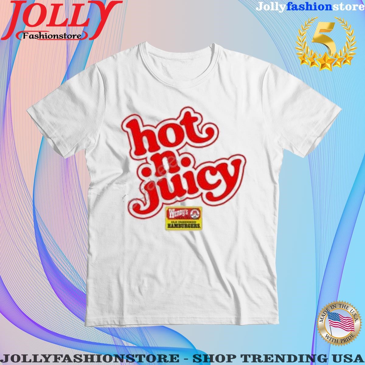 Hot n juicy wendy hamburgers shirt
