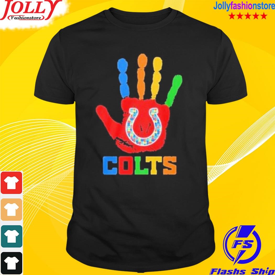 Indianapolis colts hand autism 2023 shirt