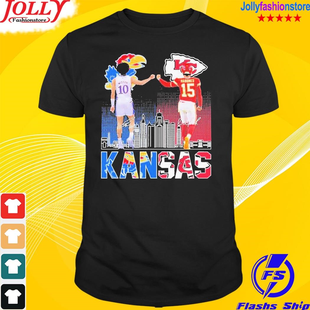 Kansas wilson and mahomes signature city T-shirt