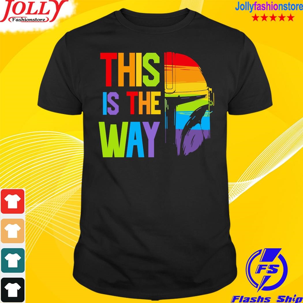 LGBT this is the way Mandalorian shirt