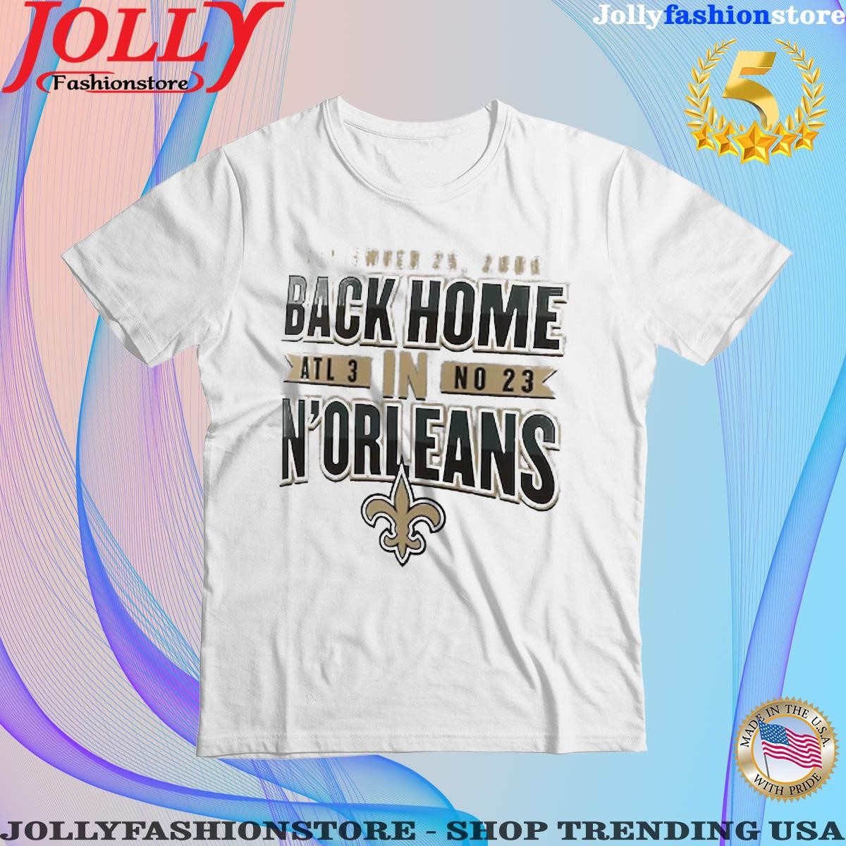 New orleans saints back home atl 3 in no 23 n'orleans shirt
