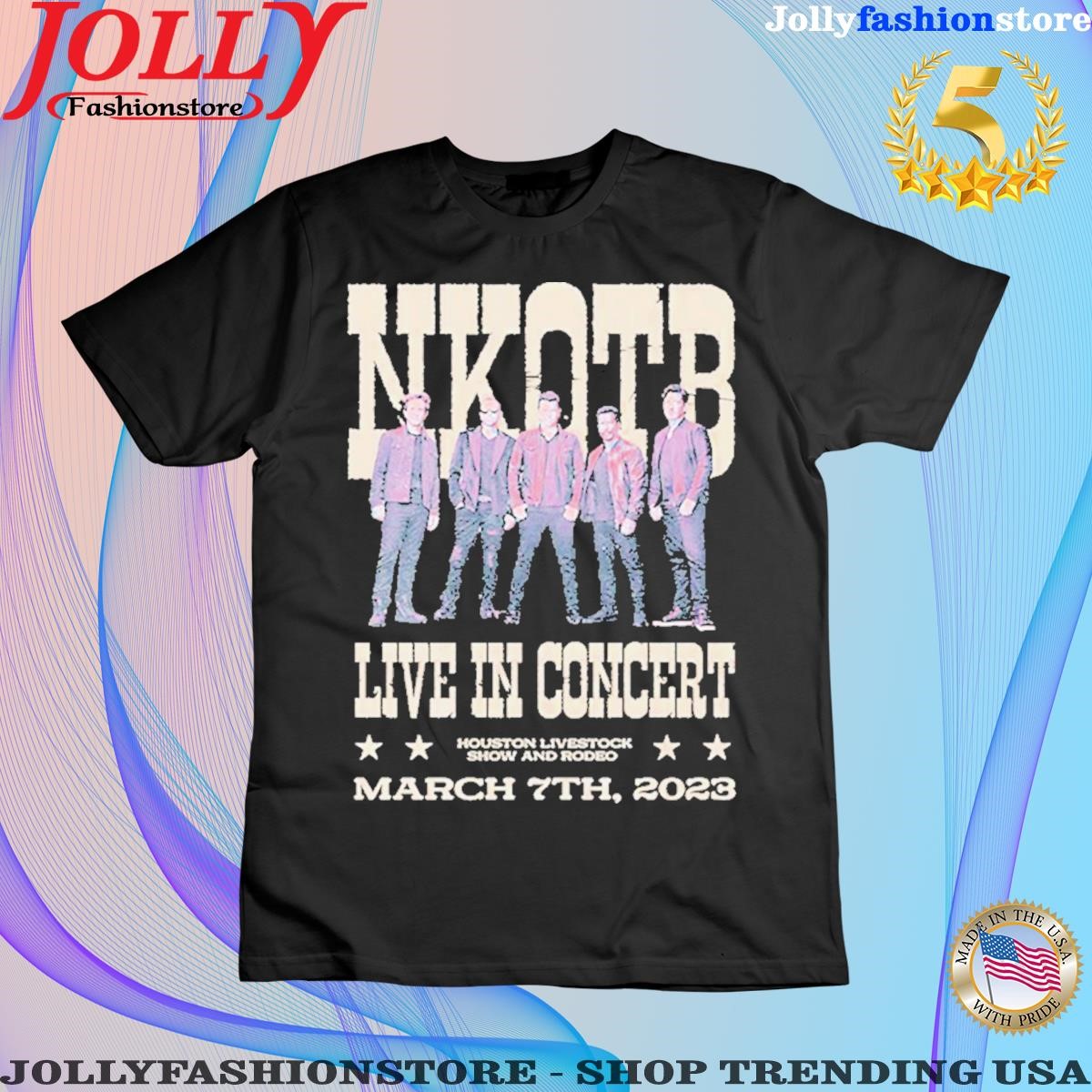 Nkotb live in concert houston livestock show and rodeo march 7th 2023 shirt women tee shirt.png