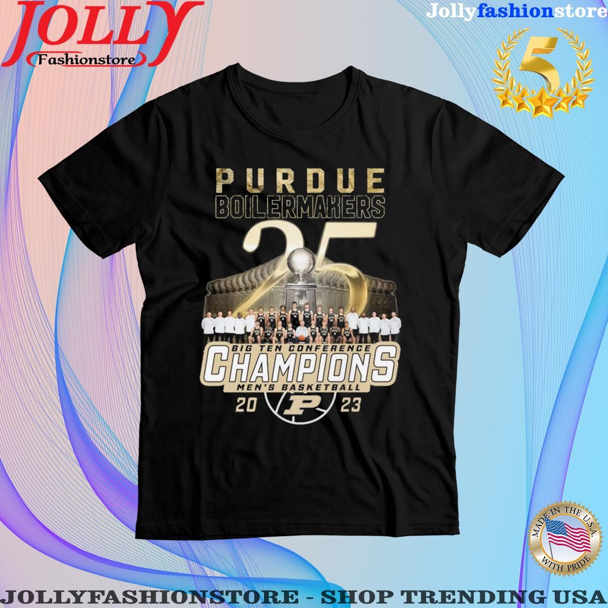 Official purdue boilermakers big ten conference champions men's basketball 2023 shirt