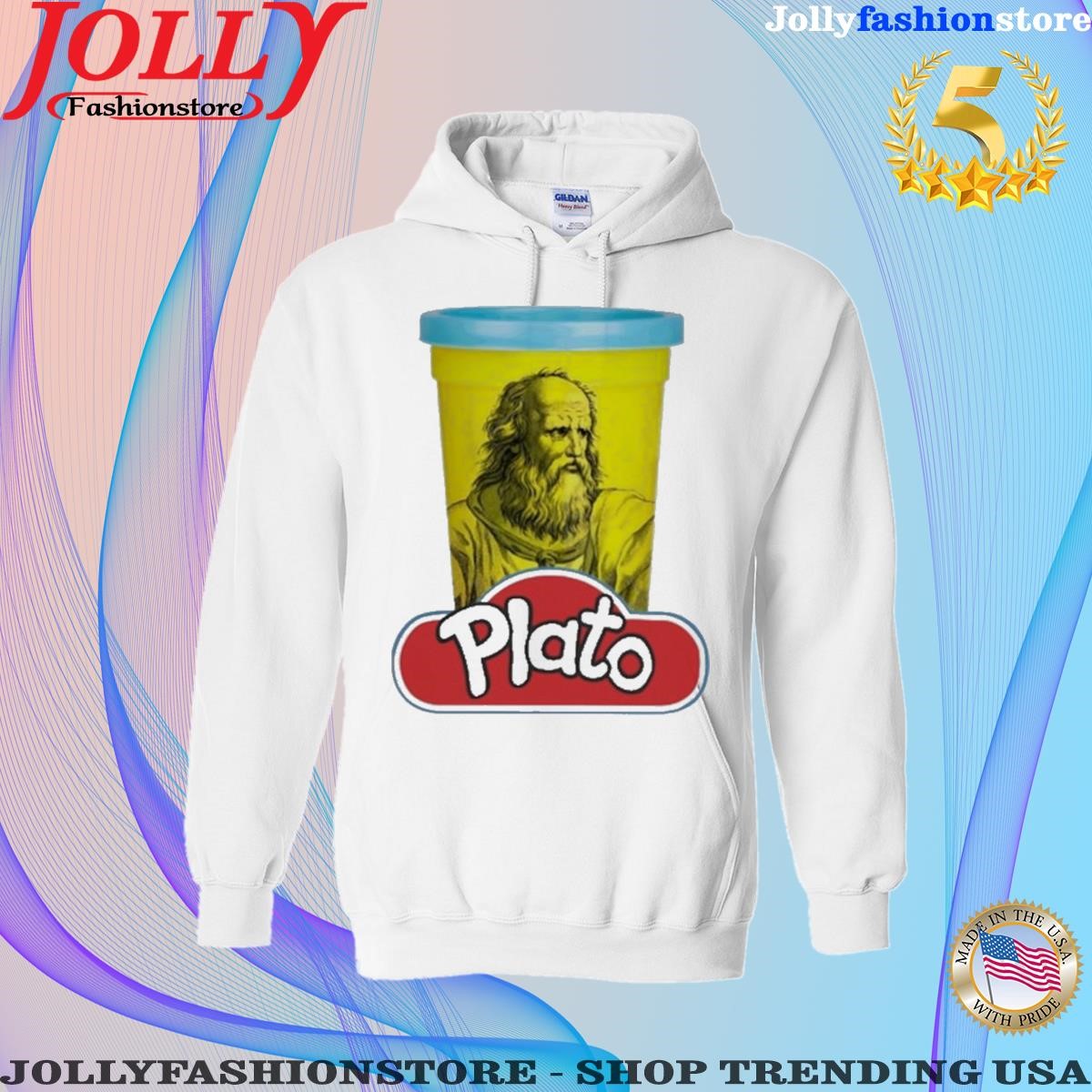 Official snazzy seagull plato play doh philosophy pun shirt white hoodie tee shirt.png